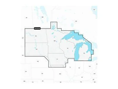 GARMIN Navionics+ U.S. North - Lakes, Rivers and Coastal Marine Charts NSUS005R | 010-C1289-20