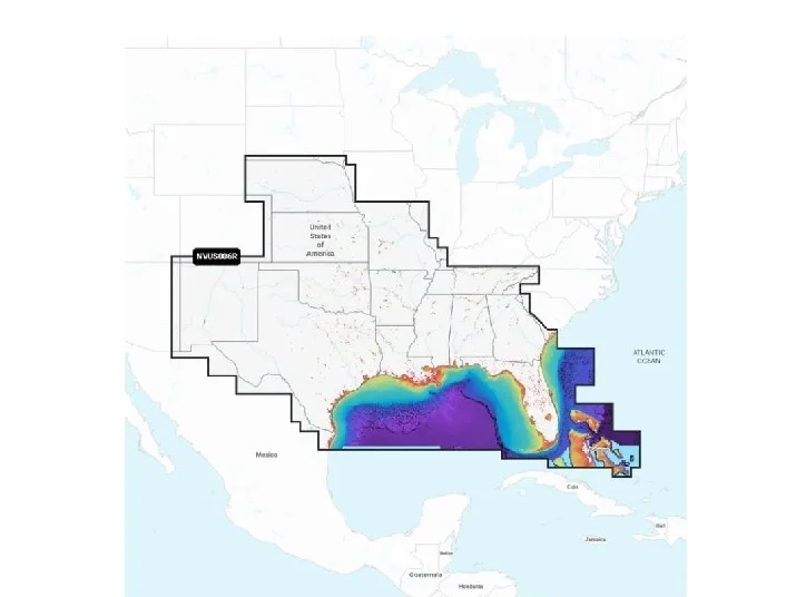 GARMIN Navionics Vision+ U.S. South - Lakes, Rivers and Coastal Marine Charts NVUS006R | 010-C1290-00 - Image 2