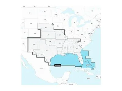GARMIN Navionics+ U.S. South - Lakes, Rivers and Coastal Marine Charts NSUS006R | 010-C1290-20