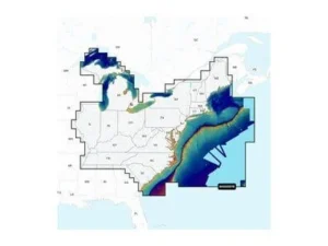 GARMIN Navionics Vision+ U.S. East - Lakes, Rivers and Coastal Marine Charts NVUS007R | 010-C1291-00