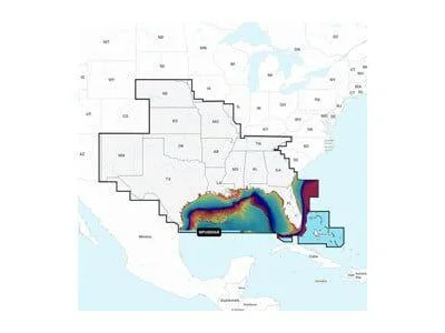 GARMIN Navionics+ U.S. South, Navionics Platinum+ microSD/SD card NPUS006R | 010-C1369-40