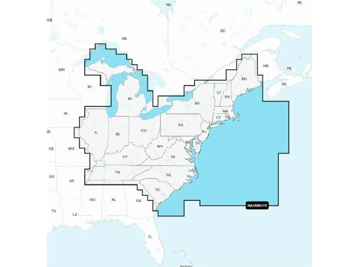 GARMIN Navionics+ U.S. East, Navionics+ microSD/SD card NAUS007R | 010-C1370-30 - Image 2