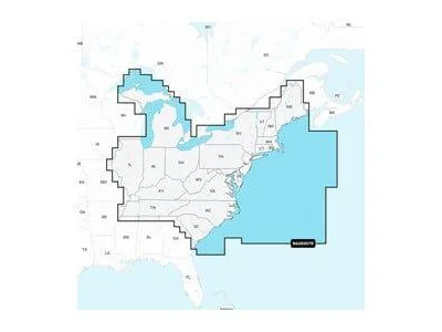 GARMIN Navionics+ U.S. East, Navionics+ microSD/SD card NAUS007R | 010-C1370-30