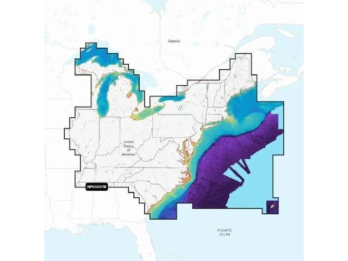 GARMIN Navionics+ U.S. East, Navionics Platinum+ microSD/SD card NPUS007R | 010-C1370-40 - Image 2