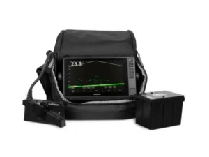 GARMIN ECHOMAP UHD2 93sv LiveScope Plus Ice Fishing Bundle LI w/ Garmin Navionics+ Maps for U.S. inland | 010-02688-35