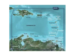 GARMIN BLUECHART VUS030R Southeast Caribbean BlueChart g3 Vision microSD/SD Card