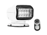 GOLIGHT GT LED 12 Volt Permanent Mount with Handheld Wireless Remote - White | 20004GT