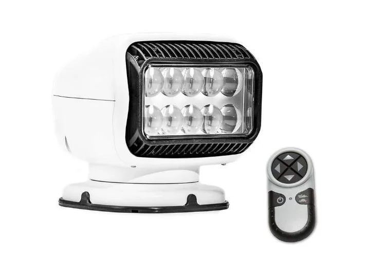 GOLIGHT GT LED 12 Volt Permanent Mount with Handheld Wireless Remote - White | 20004GT