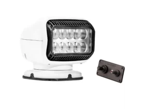 GOLIGHT GT LED 12 Volt Permanent Mount with Hard Wired Dash Mount Remote - White | 20204GT