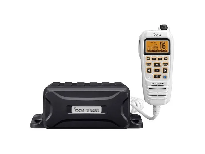 ICOM Black Box Marine VHF Fixed Mount with WHITE Command Mic | M400BB SW