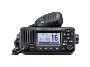 ICOM M424G Black Class D DSC VHF, 2nd Station Capabilities, GPS, Fixed Mount | M424G BLACK