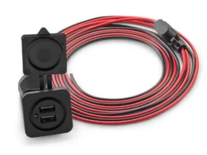 JL AUDIO 90255, XMD-USBCHG/2X-PNL, Dual USB Charging Port for Panel-Mounting