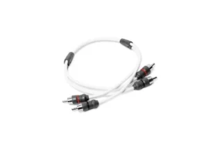 JL AUDIO XMD-WHTAIC2-1.5: RCA 2-channel, Marine Audio Interconnect Cable w/ Molded Connectors - 1.5 ft | 90484 | 010-13554-00