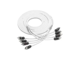 JL AUDIO XMD-WHTAIC4-12: RCA 4-Channel, 12 ft (3.66 m) Marine Audio Interconnect | 90441 | 010-13474-00