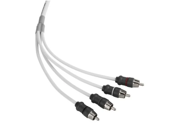 JL AUDIO XMD-WHTAIC4-25: RCA 4-Channel, 25 ft (7.62 m) Marine Audio Interconnect | 90442 | 010-13475-00 - Image 2