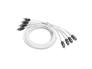 JL AUDIO XMD-WHTAIC4-6: RCA 4-Channel, 6 ft (1.83 m) Marine Audio Interconnect | 90440 | 010-13473-00