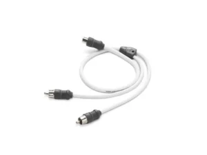 JL AUDIO XMD-WHTAICY-1F2M: Marine Y-Adaptor, 1 Female Jack, 2 Male Plugs | 90472 | 010-13552-00