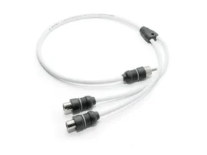 JL AUDIO XMD-WHTAICY-1M2F: Marine Y-Adaptor, 1 Male Plug, 2 Female Jacks | 90475 | 010-13553-00