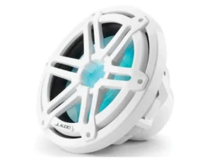 JL AUDIO M3-10IB-S-GW-I-4: 10" Marine Subwoofer, Infinite Baffle, Gloss White Sport Grille, RGB LED | 93531 | 010-03265-00
