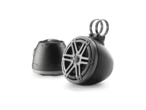 JL AUDIO M3-650VEX-MB-S-GM: 6.5" VEX Tower Speakers, Matte Black Enclosure, Gunmetal Sport Grille | 93401  | 010-03257-00