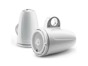 JL AUDIO M3-770ETXV3-GW-C-GW: 7.7" Tower Speakers, Gloss White Encl., Gloss White Classic Grille, PAIR | 93535 | 010-03266-00