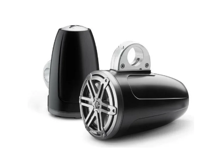 JL AUDIO M3-770ETXV3-SB-S-GM: 7.7" Tower Speakers, Satin Black Enclosure, Gunmetal Sport Grille, PAIR | 93536 | 010-03267-00