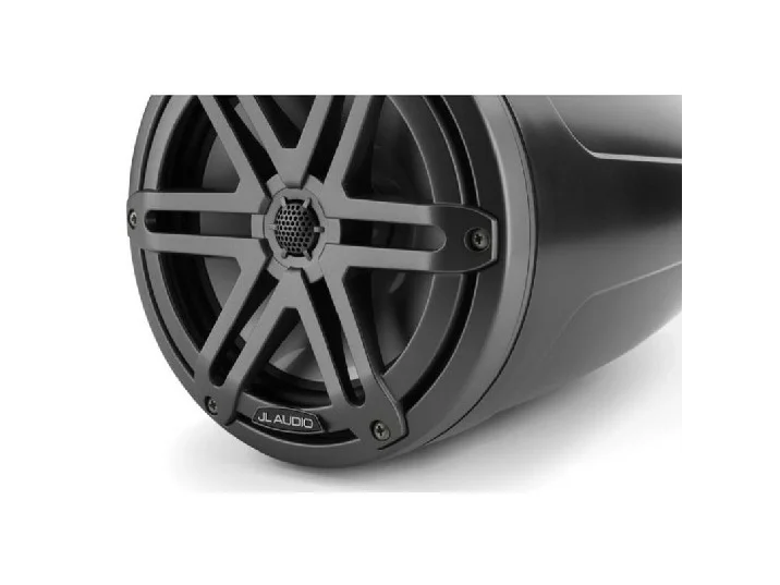 JL AUDIO M3-770ETXV3-SB-S-GM: 7.7" Tower Speakers, Satin Black Enclosure, Gunmetal Sport Grille, PAIR | 93536 | 010-03267-00 - Image 2