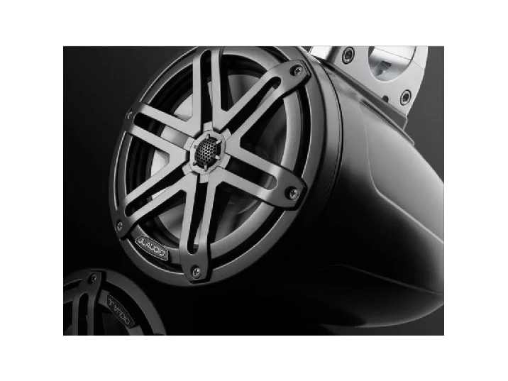 JL AUDIO M3-770ETXV3-SB-S-GM: 7.7" Tower Speakers, Satin Black Enclosure, Gunmetal Sport Grille, PAIR | 93536 | 010-03267-00 - Image 3