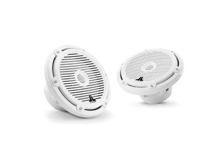 JL AUDIO M3-770X-C-GW: 7.7" Marine Speakers, Classic Grille, Gloss White, PAIR | 93519 | 010-03065-00