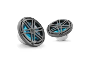 JL AUDIO M3-770X-S-GM-I: 7.7" Marine Speakers, Sport Grille, Gunmetal, RGB LED Lights, PAIR | 93521 | 010-03067-00