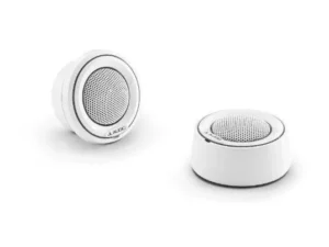 JL AUDIO M6-100CT-C/S-3Gw: 1" M6 Marine Component Tweeters, White Mtg Cup, Trim Ring, Tweeter Mesh, PAIR | 93692 | 010-03379-00