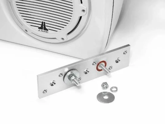 JL AUDIO M6-103EWS-Gw-C-GwGw-L, M6 3-Way, Full-Range Enclosed Speaker Sys., Gloss White, Black Tweeter, Left-Side | 90132 *SALE - Image 2