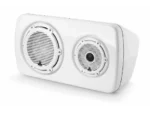 JL AUDIO M6-103EWS-Gw-C-GwGw-R, M6 3-Way, Full-Range Enclosed Speaker Sys., Gloss White, Black Tweeter, Right-Side | 90131 *SALE