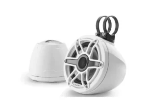 JL AUDIO M6-650VEX-GW-S-GWGW: 6.5" VEX Tower Speakers, Gloss White Enclosure & Sport Grille | 93410 | 010-03260-00