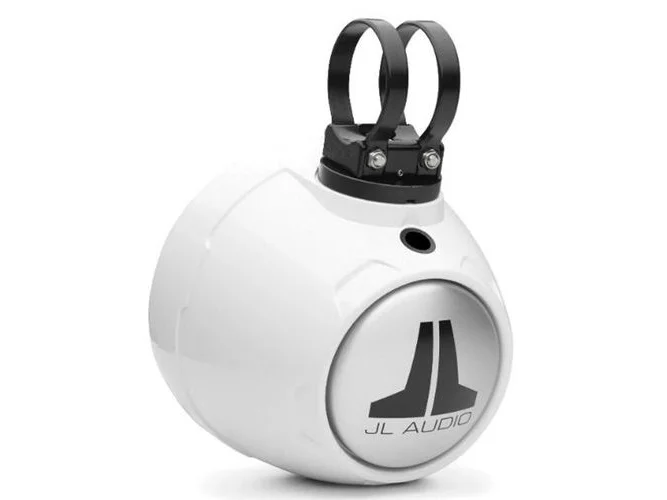 JL AUDIO M6-650VEX-GW-S-GWGW: 6.5" VEX Tower Speakers, Gloss White Enclosure & Sport Grille | 93410 | 010-03260-00 - Image 3