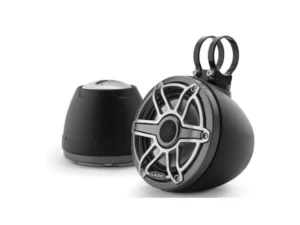 JL AUDIO M6-650VEX-MB-S-GMTI: 6.5" VEX Tower Speakers, Matte Black Encl., Gunmetal Titanium Sport Grille | 93413 | 010-03263-00