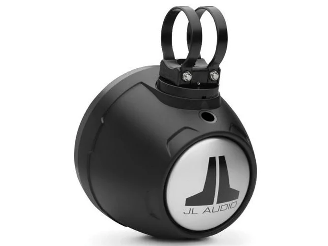 JL AUDIO M6-650VEX-MB-S-GMTI: 6.5" VEX Tower Speakers, Matte Black Encl., Gunmetal Titanium Sport Grille | 93413 | 010-03263-00 - Image 2