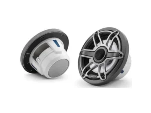 JL AUDIO M6-650X-S-GMTI: 6.5" Marine Speakers, Sport Grille, Gunmetal Trim, Titanium Grille | 93714 | 010-03091-00