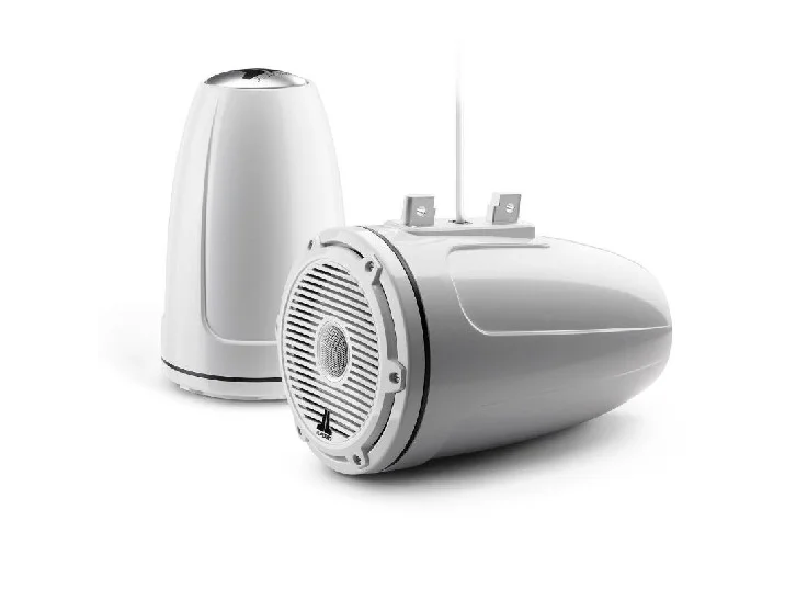 JL AUDIO M6-770ETXV3-GW-C-3GWGW: 7.7" Tower Speakers, White Classic Grille, WHITE TWEETER, PAIR | 93690 | 010-03856-00