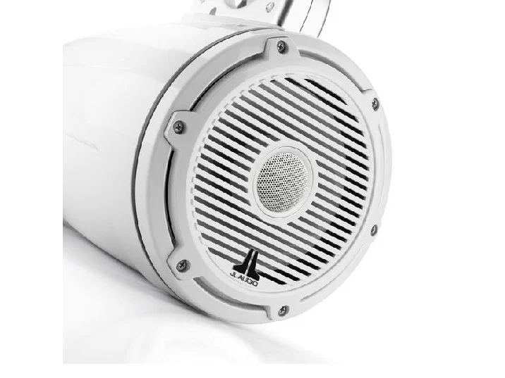 JL AUDIO M6-770ETXV3-GW-C-3GWGW: 7.7" Tower Speakers, White Classic Grille, WHITE TWEETER, PAIR | 93690 | 010-03856-00 - Image 2