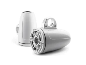 JL AUDIO M6-770ETXV3-GW-S-GWGW: 7.7" Tower Speakers, Gloss White Sport Grille, PAIR | 93654 | 010-03277-00