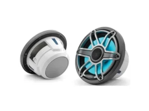 JL AUDIO M6-770X-S-GMTI-I: 7.7" Marine Speakers, Sport Grille, Gunmetal Trim, Titaniam Grille, ILLUM | 93604 | 010-03076-00