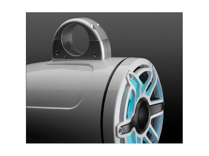 JL AUDIO M6-880ETXV3-GW-S-GWGW-I: 8.8" Tower Speakers, Gloss White Sport Grille, RGB LED, PAIR | 93665 | 010-03283-00 - Image 4