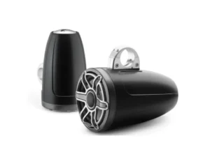 JL AUDIO M6-880ETXV3-SB-S-GMTI: 8.8" Tower Speakers, Satin Black, Gunmetal Titanium Sport Grille, PAIR | 93666 | 010-03284-00