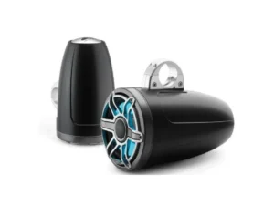 JL AUDIO M6-880ETXV3-SB-S-GMTI-I: 8.8" Tower Speakers, Satin Black, Gunmetal Sport Grille, RGB LED, PAIR | 93663 | 010-03281-00