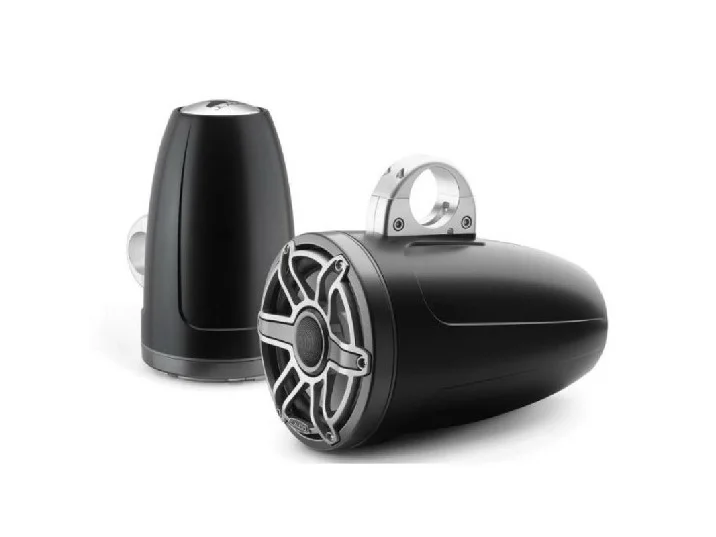 JL AUDIO M6-880ETXV3-SB-S-GMTI: 8.8" Tower Speakers, Satin Black, Gunmetal Titanium Sport Grille, PAIR | 93666 | 010-03284-00