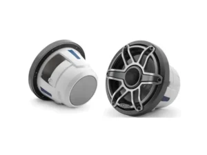 JL AUDIO M6-880X-S-GMTI: 8.8" Marine Speakers, Sport Grille, Gunmetal Trim, Titanium Grille | 93610 | 010-03079-00