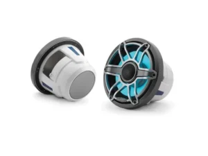 JL AUDIO M6-880X-S-GMTI-I: 8.8" Marine Speakers, Sport Grille, Gunmetal Trim, Titanium Grille, ILLUM | 93827 | 010-03099-00