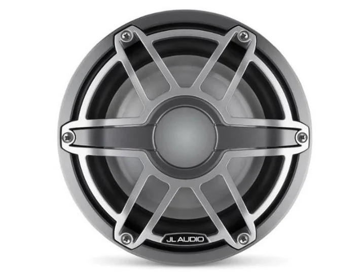 JL AUDIO M6-8IB-S-GMTI-4: 8" Marine Subwoofer (200W, 4 ohm), Infinite Baf., Gunmetal Titan. Sport Grille | 93619 | 010-03275-00 - Image 2