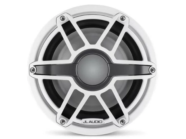 JL AUDIO M6-8IB-S-GWGW-4: 8" Marine Subwoofer (200W, 4 ohm), Infinite Baffle, Gloss White Sport Grille | 93617 | 010-03274-00 - Image 2